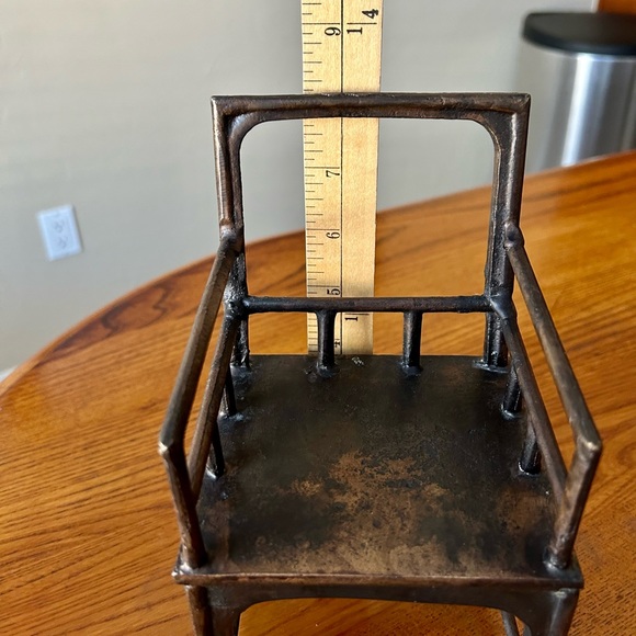 Pottery Barn Iron Miniature Chair - Picture 4 of 9